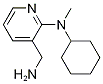 3-(Aminomethyl)-N-cyclohexyl-N-methyl-2-pyridinamine Structure