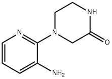 4-(3-Amino-2-pyridinyl)-2-piperazinone Structure