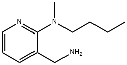 3-(Aminomethyl)-N-butyl-N-methyl-2-pyridinamine Structure
