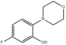 5-Fluoro-2-(N-morpholino)phenol Structure