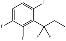 2-(1,1-Difluoropropyl)-1,3,4-trifluorobenzene Structure