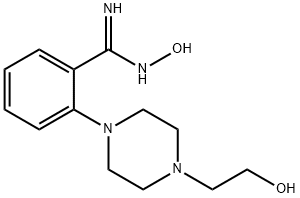 N'-Hydroxy-2-[4-(2-hydroxyethyl)-1-piperazinyl]-benzenecarboximidamide Structure