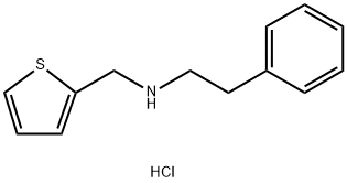 Phenethyl-thiophen-2-ylmethyl-amine hydrochloride 구조식 이미지