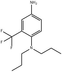 N-1,N-1-Dipropyl-2-(trifluoromethyl)-1,4-benzenediamine 구조식 이미지