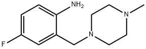 4-Fluoro-2-[(4-methyl-1-piperazinyl)methyl]aniline Structure