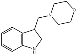 3-Morpholin-4-ylmethyl-2,3-dihydro-1H-indole Structure