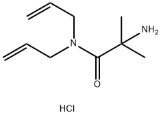 N,N-Diallyl-2-amino-2-methylpropanamidehydrochloride Structure