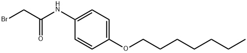 2-Bromo-N-[4-(heptyloxy)phenyl]acetamide 구조식 이미지