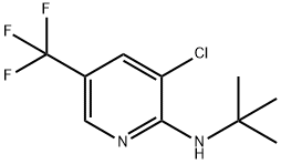 N-(tert-Butyl)-3-chloro-5-(trifluoromethyl)-2-pyridinamine Structure