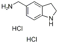 1-(2,3-디하이드로-1H-인돌-5-일)메탄아민 구조식 이미지