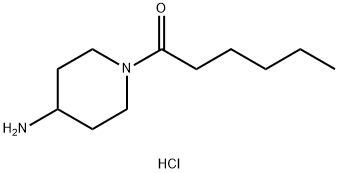 4-piperidinamine, 1-(1-oxohexyl)- Structure