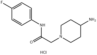 1-piperidineacetamide, 4-amino-N-(4-fluorophenyl)- 구조식 이미지