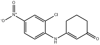 2-cyclohexen-1-one, 3-[(2-chloro-4-nitrophenyl)amino]- 구조식 이미지