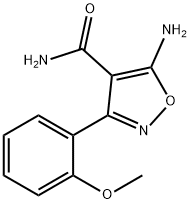 4-isoxazolecarboxamide, 5-amino-3-(2-methoxyphenyl)- 구조식 이미지