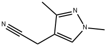 (1,3-Dimethyl-1H-pyrazol-4-yl)acetonitrile Structure