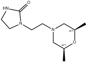 1-{2-[(cis)-2,6-Dimethylmorpholin-4-yl]-ethyl}imidazolidin-2-one Structure