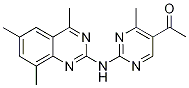 1-{4-Methyl-2-[(4,6,8-trimethylquinazolin-2-yl)-amino]pyrimidin-5-yl}ethanone Structure