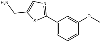 {[2-(3-Methoxyphenyl)-1,3-thiazol-5-yl]-methyl}amine dihydrochloride Structure