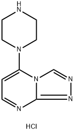 5-Piperazin-1-yl[1,2,4]triazolo[4,3-a]pyrimidine dihydrochloride 구조식 이미지