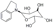 (2R,3S,4S,5S)-2-(2,3-Dihydro-1H-indol-1-yl)-6-(hydroxymethyl)tetrahydro-2H-pyran-3,4,5-triol Structure