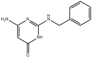 6-Amino-2-(benzylamino)pyrimidin-4(3H)-one 구조식 이미지