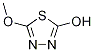 5-Methoxy-1,3,4-thiadiazol-2-ol 구조식 이미지