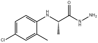 2-[(4-Chloro-2-methylphenyl)amino]propanohydrazide 구조식 이미지