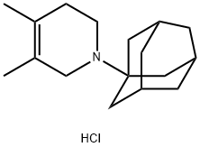 1-(1-Adamantyl)-4,5-dimethyl-1,2,3,6-tetrahydropyridine hydrochloride Structure