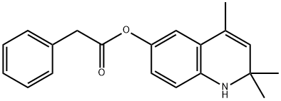 2,2,4-Trimethyl-1,2-dihydroquinolin-6-yl phenylacetate Structure