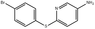 6-[(4-Bromophenyl)sulfanyl]-3-pyridinylamine 구조식 이미지