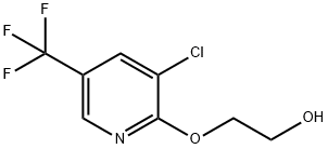 2-(3-클로로-5-(트리플루오로메틸)피리딘-2-일옥시)-에탄올 구조식 이미지
