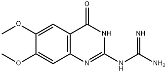 N-(6,7-Dimethoxy-4-oxo-1,4-dihydroquinazolin-2-yl)guanidine Structure
