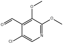 5-Chloro-2,3-dimethoxyisonicotinaldehyde 구조식 이미지