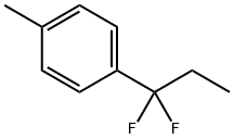 1-(1',1'-Difluoropropyl)-4-methylbenzene Structure