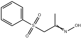 (2E)-1-(Phenylsulfonyl)acetone oxime 구조식 이미지