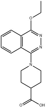 1-(4-Ethoxyphthalazin-1-yl)piperidine-4-carboxylic acid 구조식 이미지