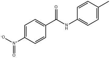 N-(4-Methylphenyl)-4-nitrobenzamide 구조식 이미지