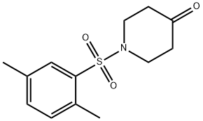 1-[(2,5-Dimethylphenyl)sulfonyl]piperidin-4-one Structure