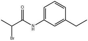 2-Bromo-N-(3-ethylphenyl)propanamide Structure