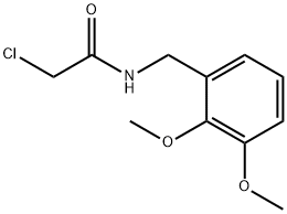 2-Chloro-N-(2,3-dimethoxybenzyl)acetamide 구조식 이미지