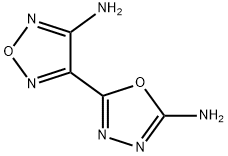 4-(5-Amino-1,3,4-oxadiazol-2-yl)-1,2,5-oxadiazol-3-amine 구조식 이미지