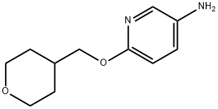 6-(Tetrahydro-2H-pyran-4-ylmethoxy)pyridin-3-amine Structure