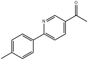 1-[6-(4-Methylphenyl)pyridin-3-yl]ethanone 구조식 이미지