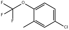 4-Chloro-2-methyl-1-(trifluoromethoxy)benzene 구조식 이미지