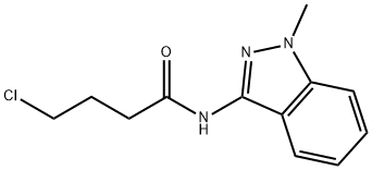 4-Chloro-N-(1-methyl-1H-indazol-3-yl)butanamide Structure