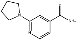 2-Pyrrolidin-1-ylisonicotinamide Structure