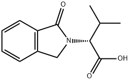 (2R)-3-Methyl-2-(1-oxo-2,3-dihydro-1H-isoindol-2-yl)butanoic acid 구조식 이미지