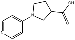 1-PYRIDIN-4-YLPYRROLIDINE-3-CARBOXYLICACID 구조식 이미지