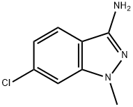 3-Amino-6-chloro-1-methyl-1H-indazole Structure