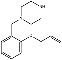 1-[2-(ALLYLOXY)BENZYL]PIPERAZINE Structure